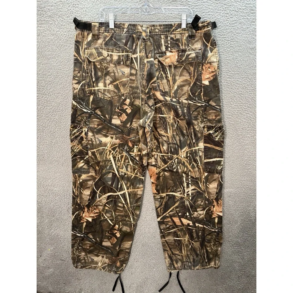 Vintage Ducks Unlimited Pants Mens 2XL XXL Camo Cargo Whitewater Advantage Max 4